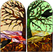 Yggdrasil Tree Stained Glass by Jezebel