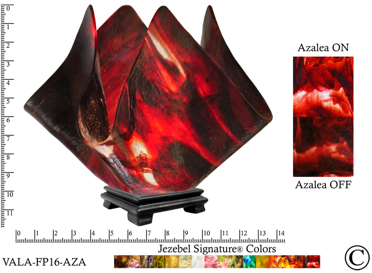 Signature Large Flame Vase Lamp