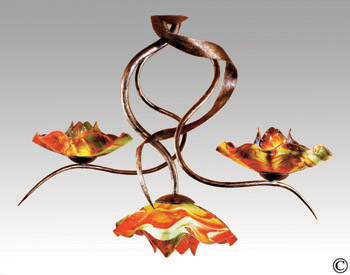 Lazy Daisy Three Blossom Spotlight Chandelier
