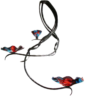 Lazy Daisy Three Blossom Chandelier: Style 1