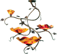 Jezebel Signature Magnolia Four Blossom Chandelier Style 1