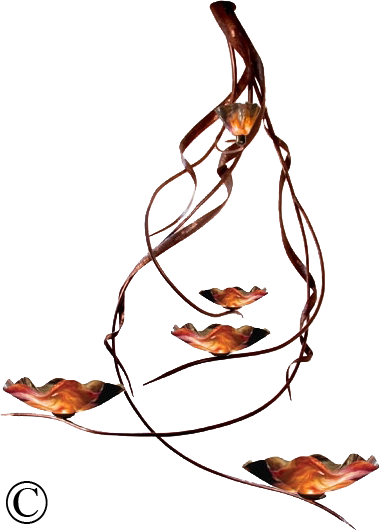 Lazy Daisy Five Blossom Chandelier