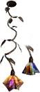 Branch Flame & Lily Pendant