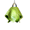 Jezebel Radiance Track Lighting Flame Pendant Small