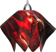 Jezebel Signature Track Lighting Flame Pendant Large