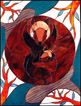 Bear Mother Stained Glass by Jezebel