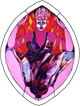 Birth of the Mother Stained Glass by Jezebel
